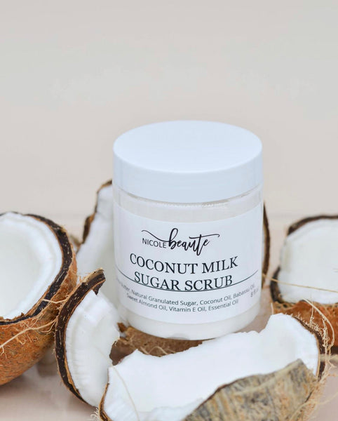 Coconut Milk Sugar Scrub