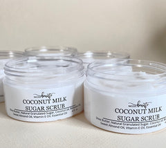 Coconut Milk Sugar Scrub